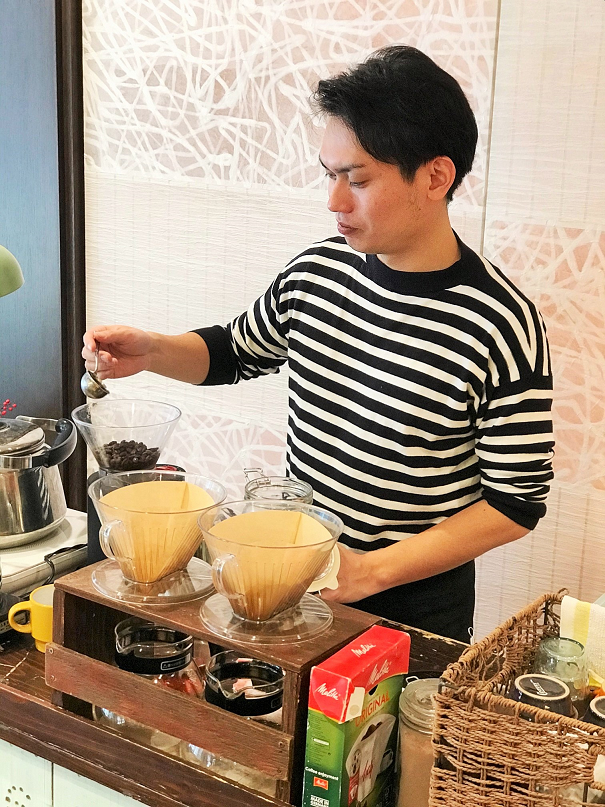 2月8日　訪問カフェ me-mO様に来て頂きました。